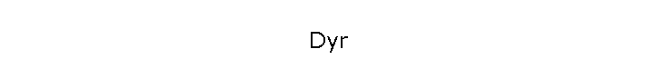 Dyr